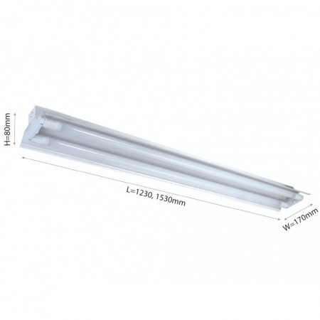 Suport Tuburi LED Industriale 2x1500mm