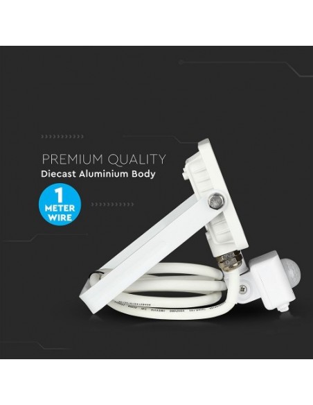 20W Proiector LED Senzor Chip SAMSUNG functie Cut-OFF Corp Alb Cald 3000K