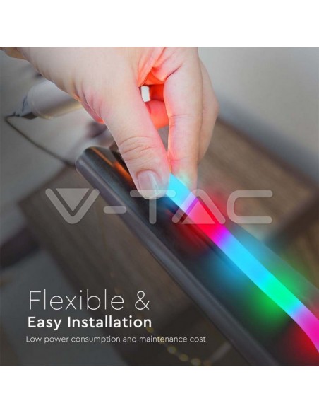 24W Neon Flex Magic RGB 5m Controller inclus
